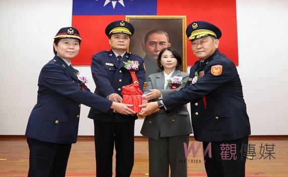 屏縣警局卸新任局長交接 新任局長戴台捷宣誓就職