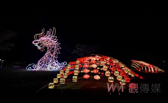 屏東燈節三大燈區絢麗登場 復古龍年小提燈賞燈趣