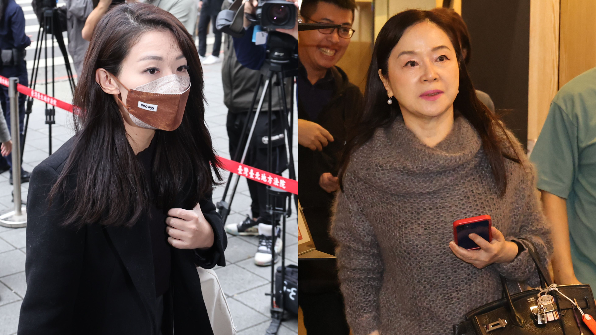 高虹安(左)告周玉蔻(右)影射「與有婦之夫交往」,敗訴確定。資料照片/林啟弘攝