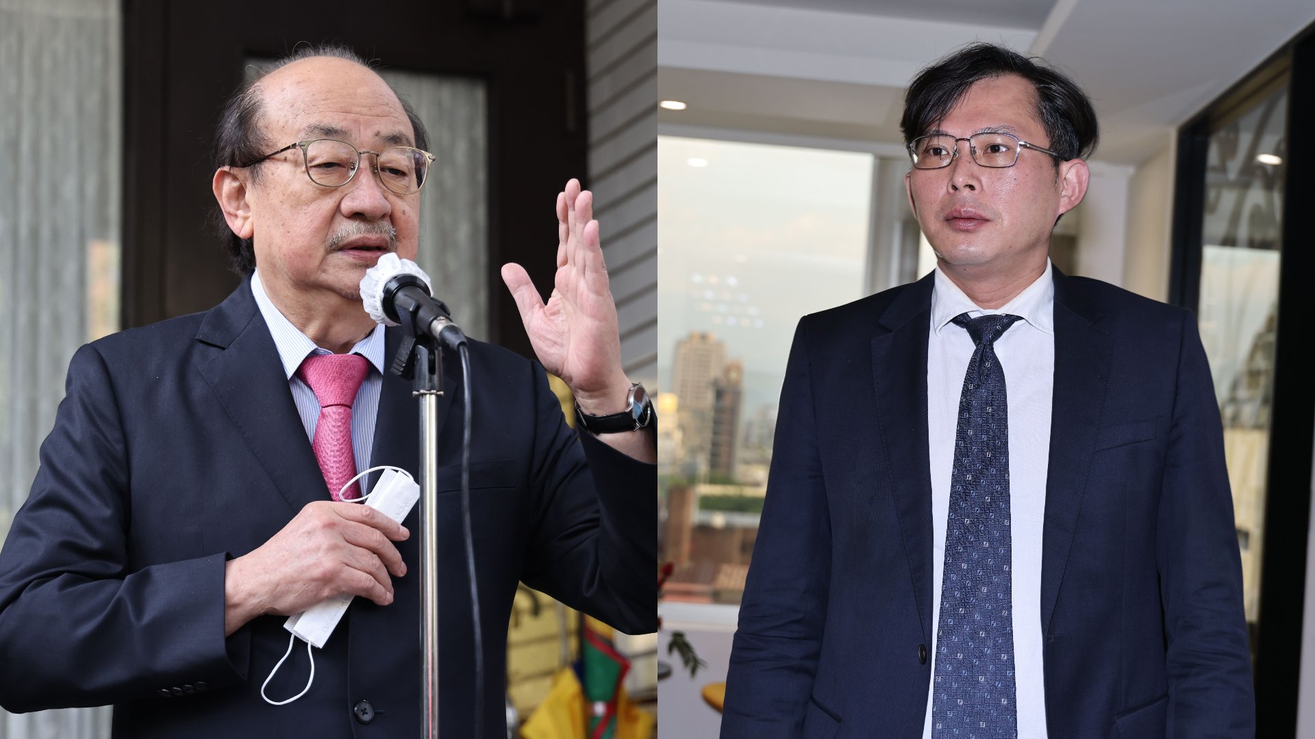 黃暐瀚透露,柯建銘(左)與黃國昌(右)之間有「新仇舊恨」,柯建銘真的太討厭黃國昌。資料照片/林啟弘攝
