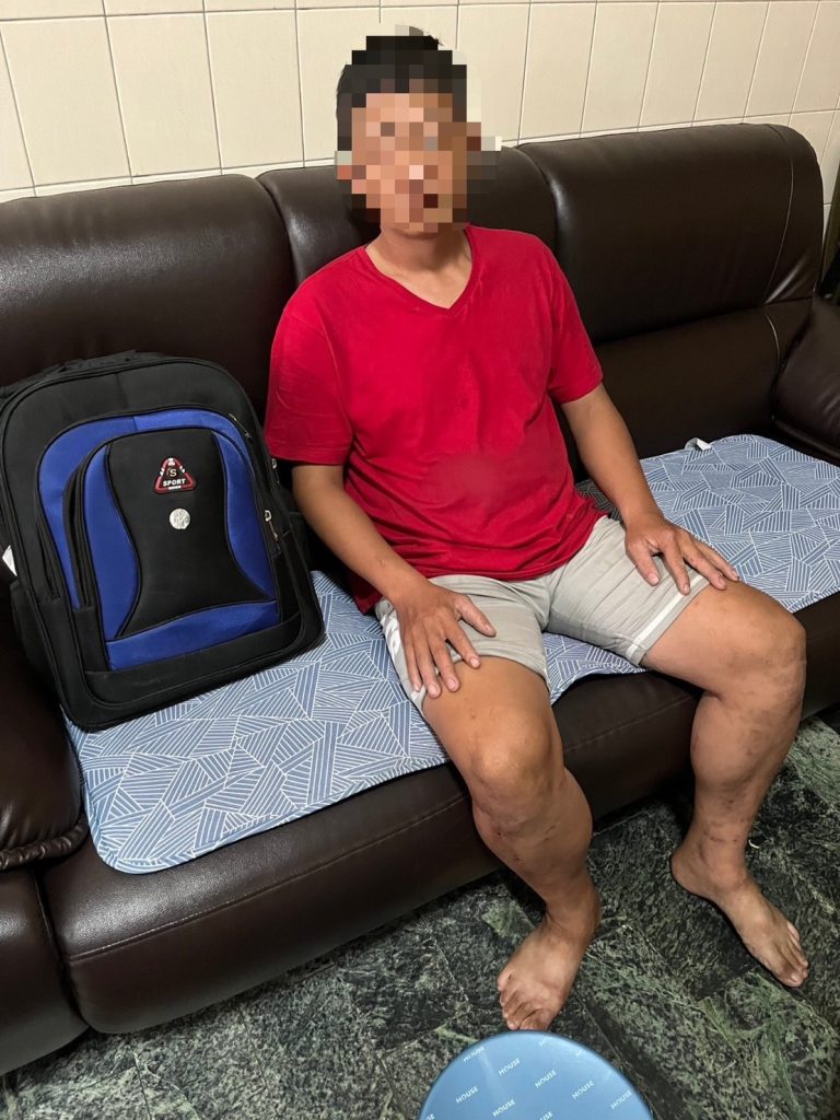 ▲大膽犯嫌神明宮廟也敢偷 被逮辯稱借打火機。〈圖/記者蔡宗武翻攝〉