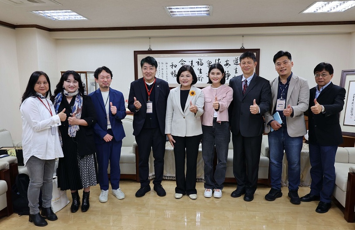傳承交流顏思齊開台文化 日本松浦史料博物館岡山芳治館長拜會縣長張麗善