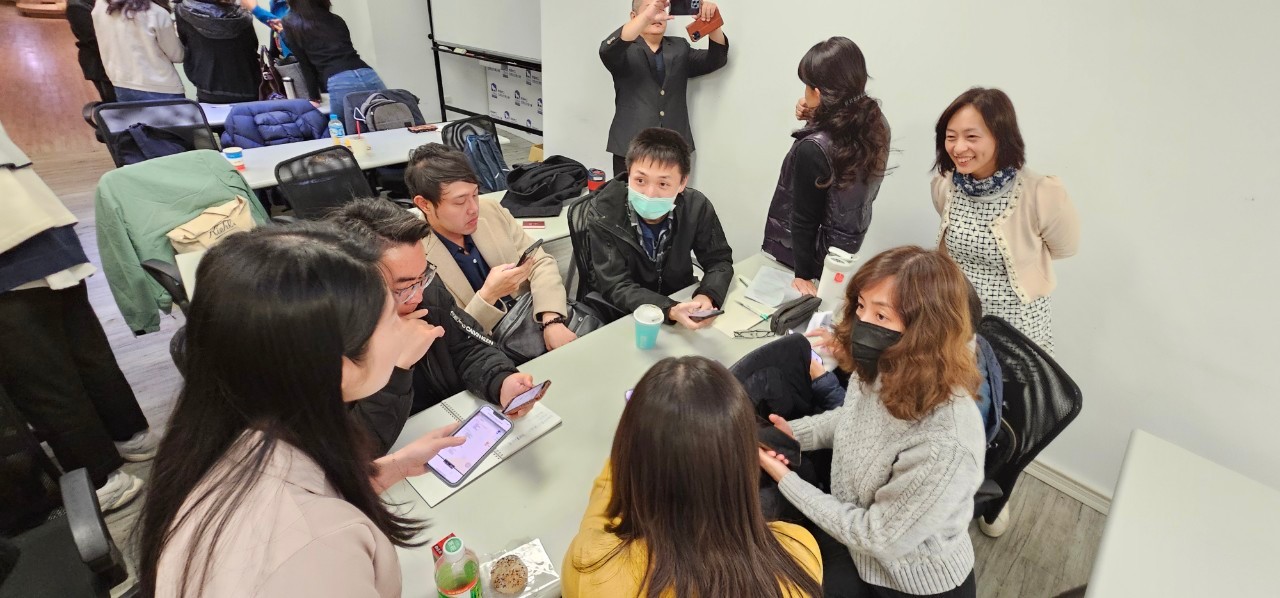 ▲ 學員分組討論