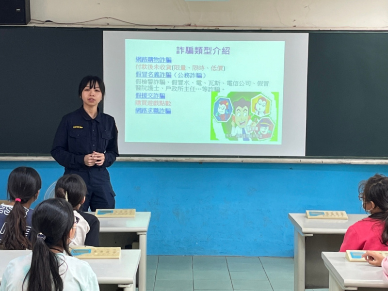 法治教育向下紮根 虎尾警前進校園宣導