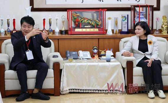 傳承顏思齊開台文化 日本史料博物館長拜會雲林縣長