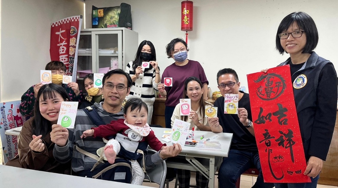 苗栗移民署搭起異國友誼橋樑 新住民齊聚熱鬧賀新春