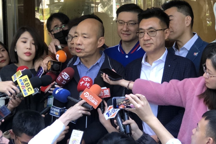 韓國瑜19日在台北宴請國民黨立委。
