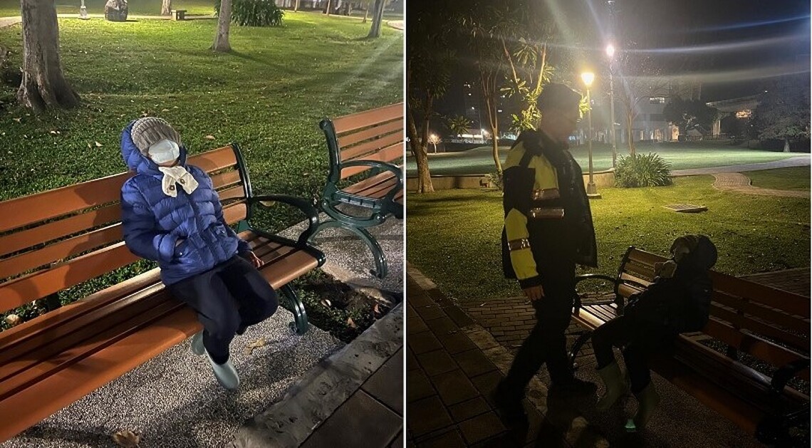 天寒地凍尋幼童 內湖警花立大功