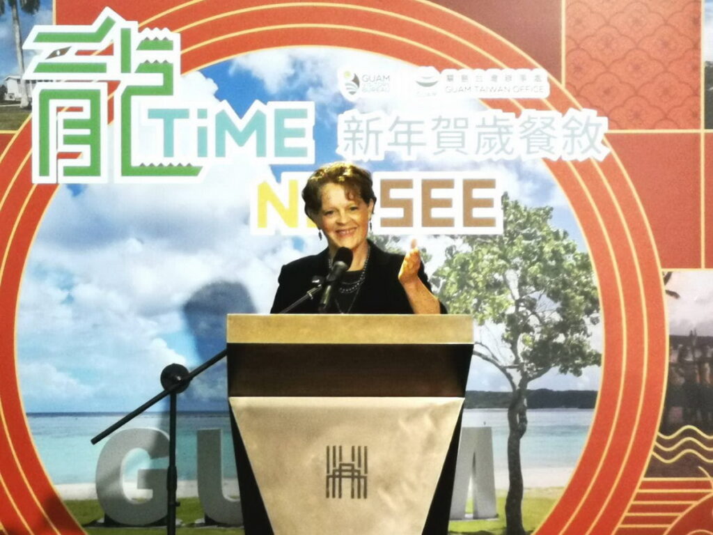美國在台協會商務組組長謝貝晴(Betsy Shieh)致詞。