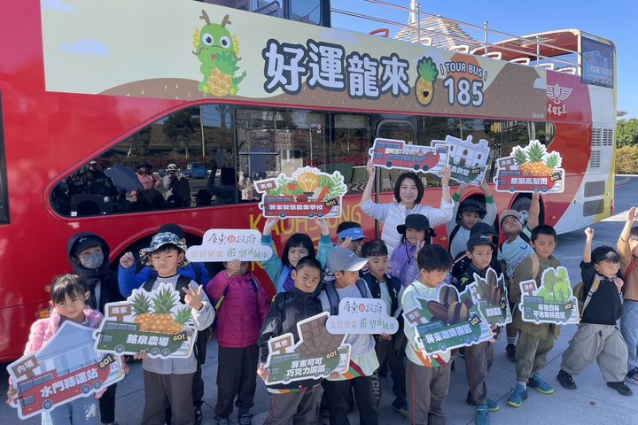「好運龍來185」屏東雙層巴士開跑 帶你盡覽185線人文風景