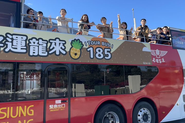 「好運龍來185」屏東雙層巴士開跑 帶你盡覽185線人文風景