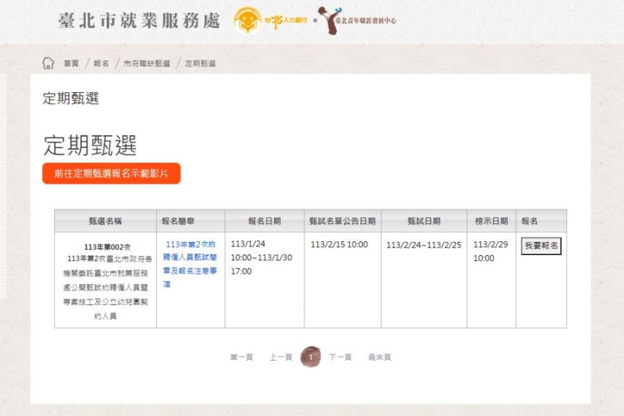 月薪最可達高7萬餘 北市府釋185個好職缺 226 照片來源:台北市就業服務處