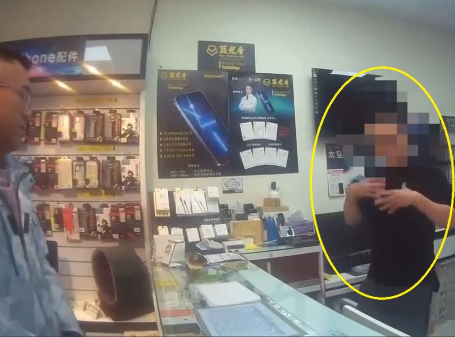 去立法院前執行炸蛋 通訊行店長辯是炸雞蛋還不爽警查訪 221 cnews204240124a05