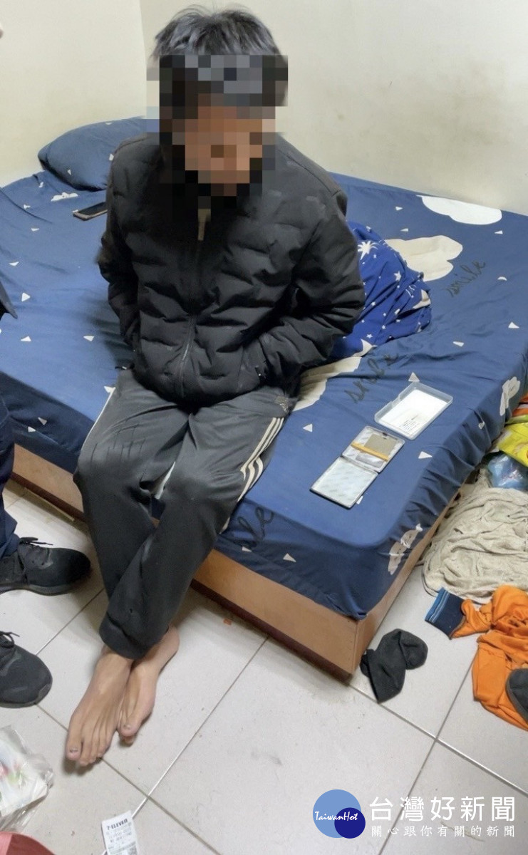 簡姓竊嫌到工地竊取鋼筋變賣/警方提供