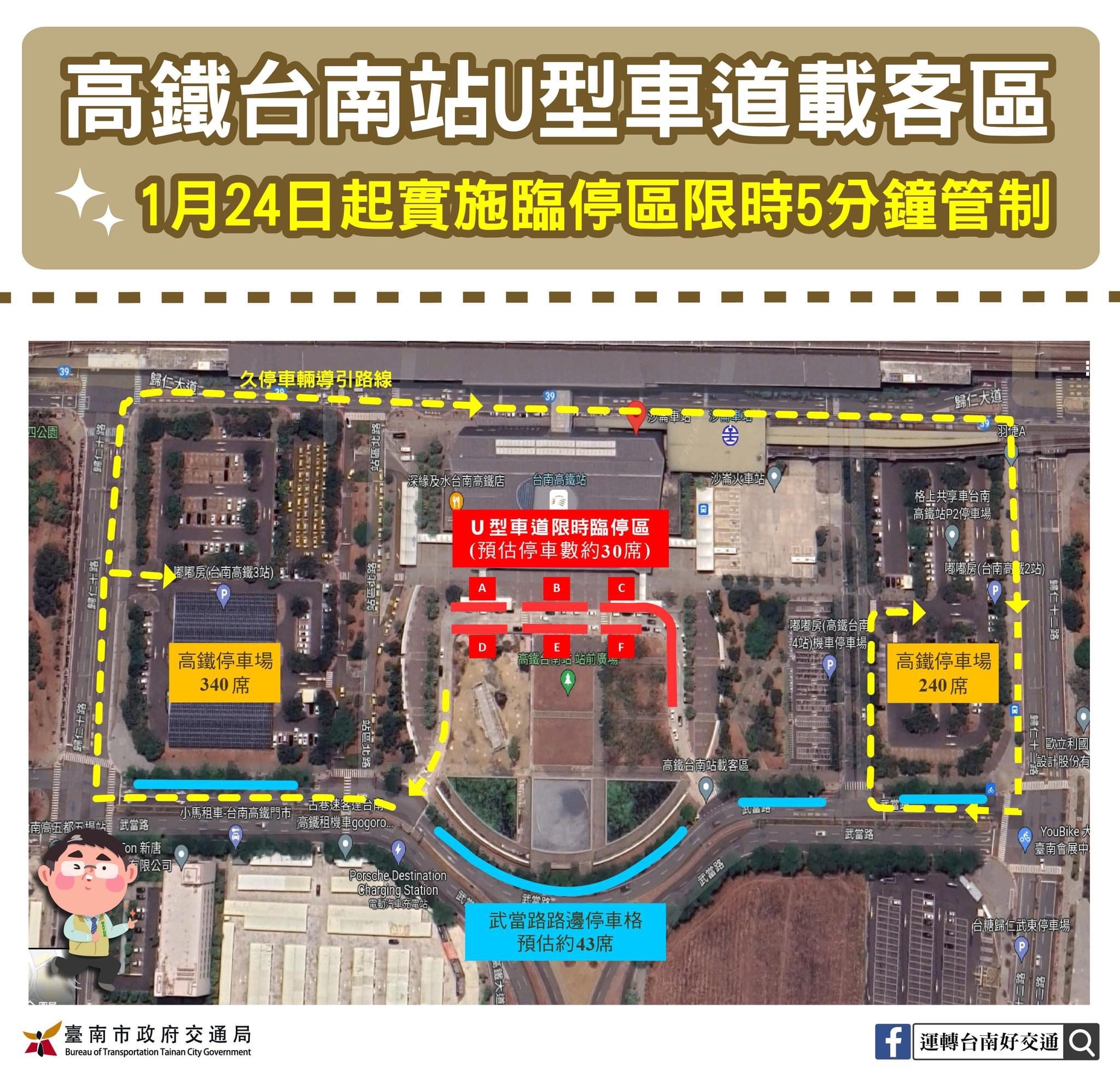臺南新建置科技執法將於24日啟用 勸導期為期1個月