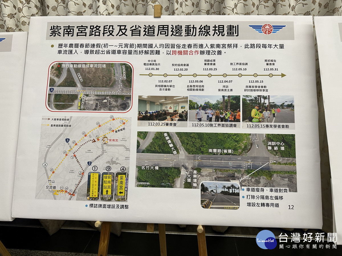 紫南宮路段等都有規劃。(記者扶小萍攝)