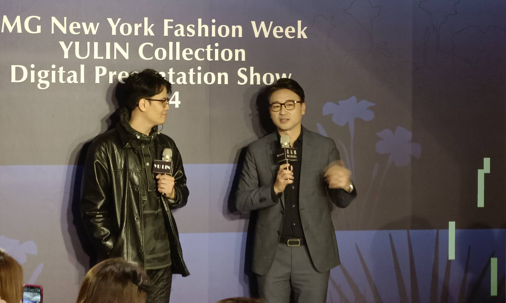 ▲BELDORA創辦人-Paul(右一)、與服裝設計師-施堉霖(左一)對談。(圖/創新聞記者陳光蘊攝)