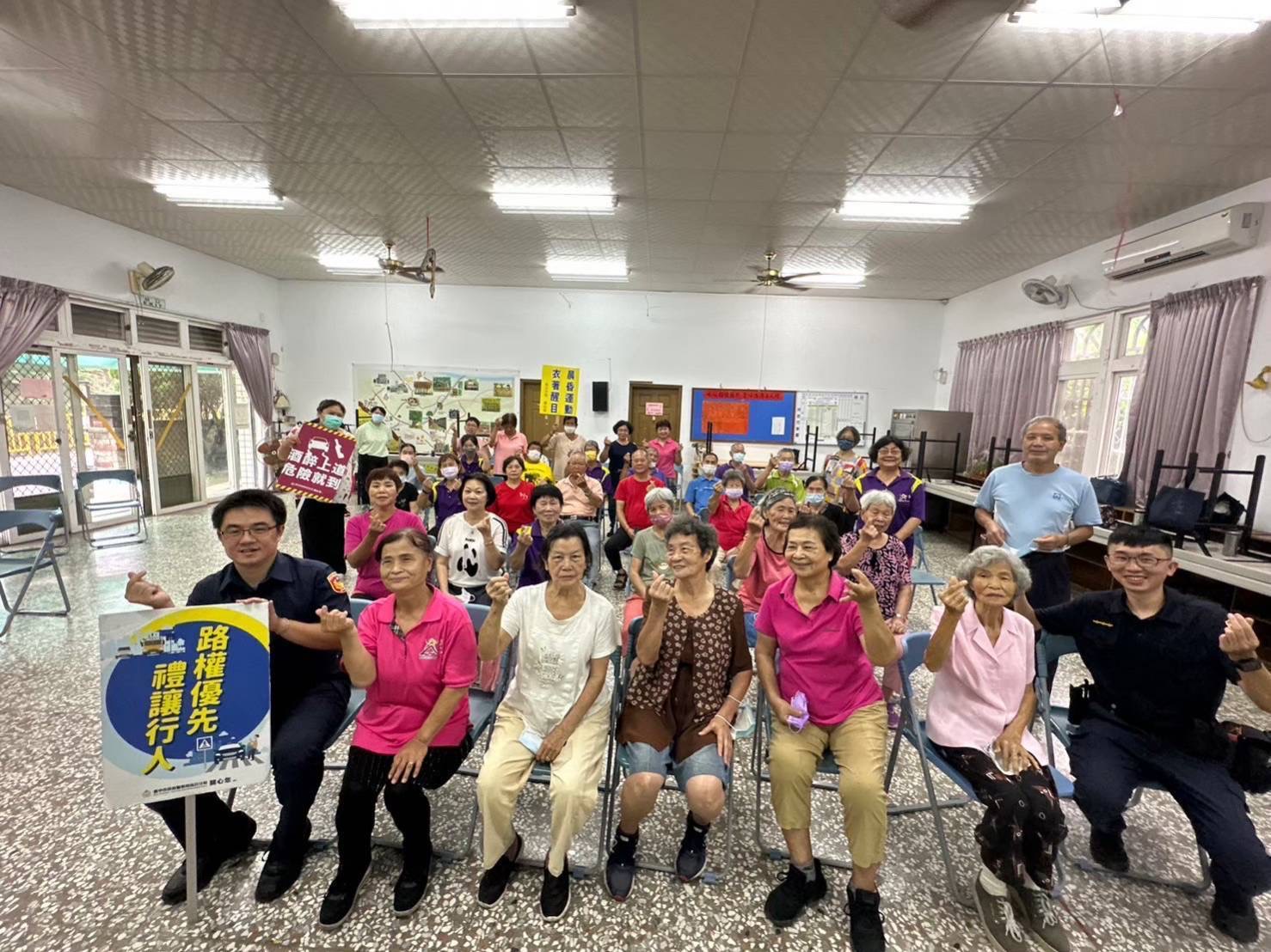 烏日分局追分派出所深入鄰里的防詐及識詐宣導活動。（圖/記者江雁武翻攝）