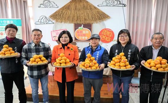 (有影片)/春節送食堂關懷據點等茂谷柑 張麗善祝福大吉大利吉祥如意