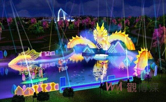 2024中台灣元宵燈會!水上巨龍主燈秀&甜蜜粉紅馬卡龍 絕美燈區等你來拍