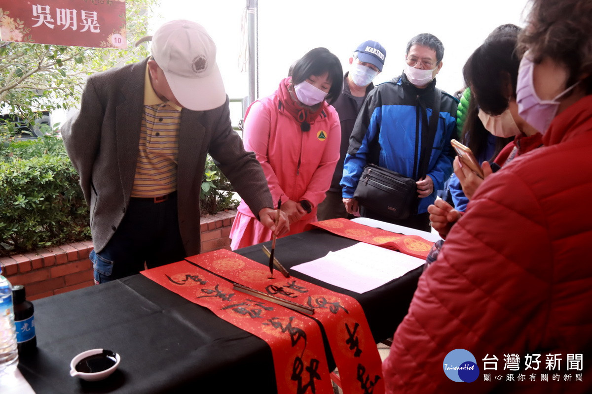 每位書法名家各有不同風格。(記者扶小萍攝)