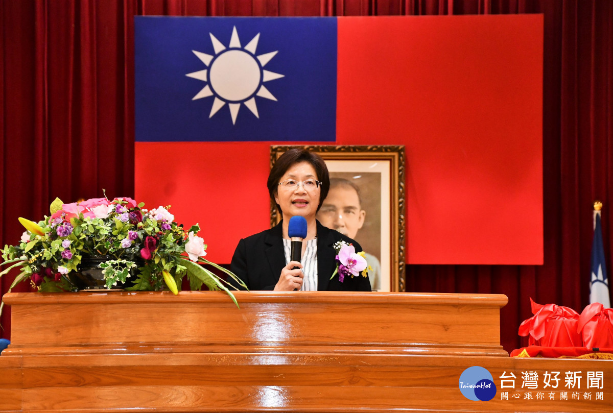 縣長王惠美致詞。圖/記者鄧富珍翻攝