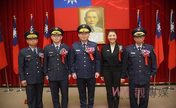 頒發破案獎金! 南投縣長許淑華主持警察分局長交接