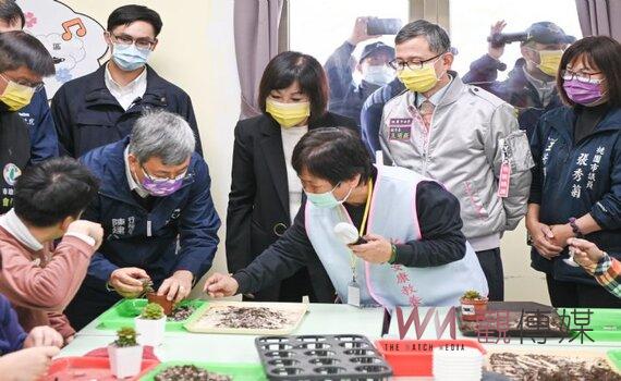 行政院長訪視桃園身障福利機構  為身障者及其家庭提供更好的協助