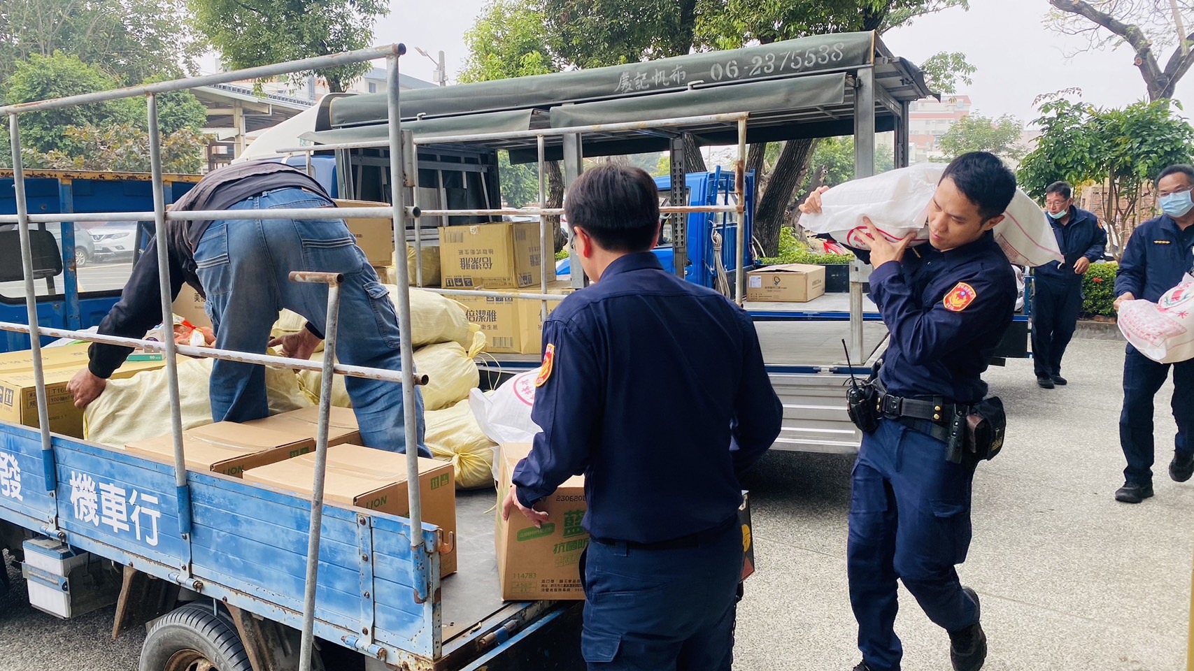 ▲北港分局長張澤銘表示，社區警政是警察工作重要的一環，尤以年節期間除要做好維護轄區內治安、交通之工作外，更要能對轄內鰥寡孤獨老弱殘疾展現關懷。(記者陳雅琪攝)