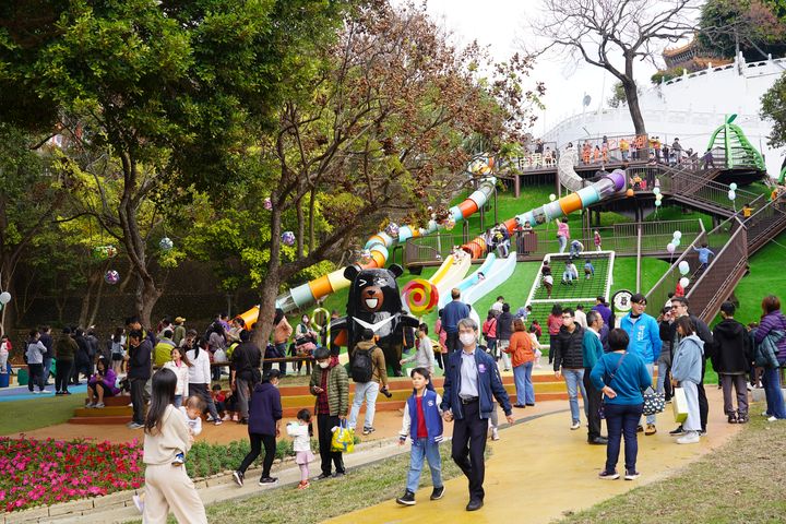 員林百果山風華再現 喔熊遊憩區歡樂啟用