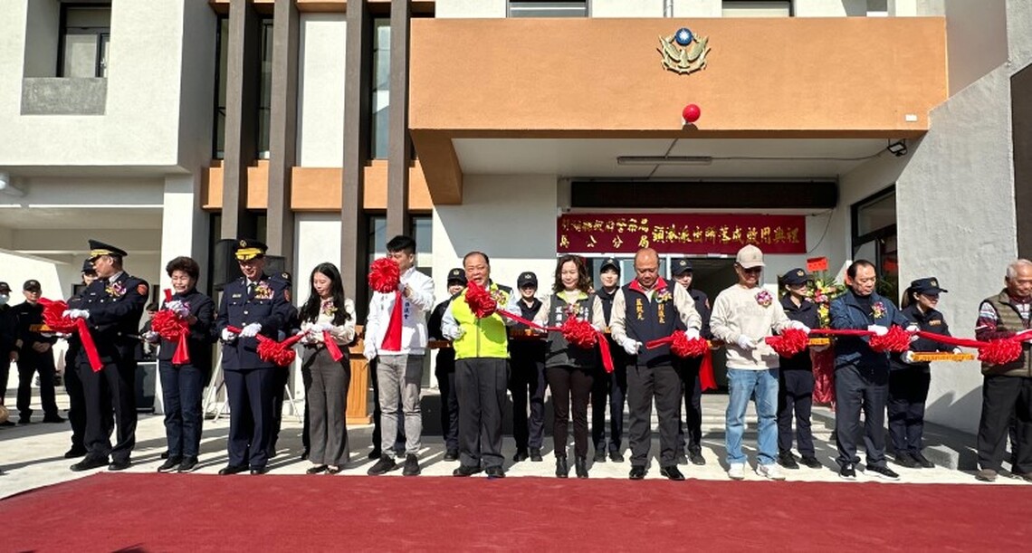 為民服務再提升 陳光復出席縣警局馬公分局鎖港派出所新建辦公廳舍落成啟用典禮