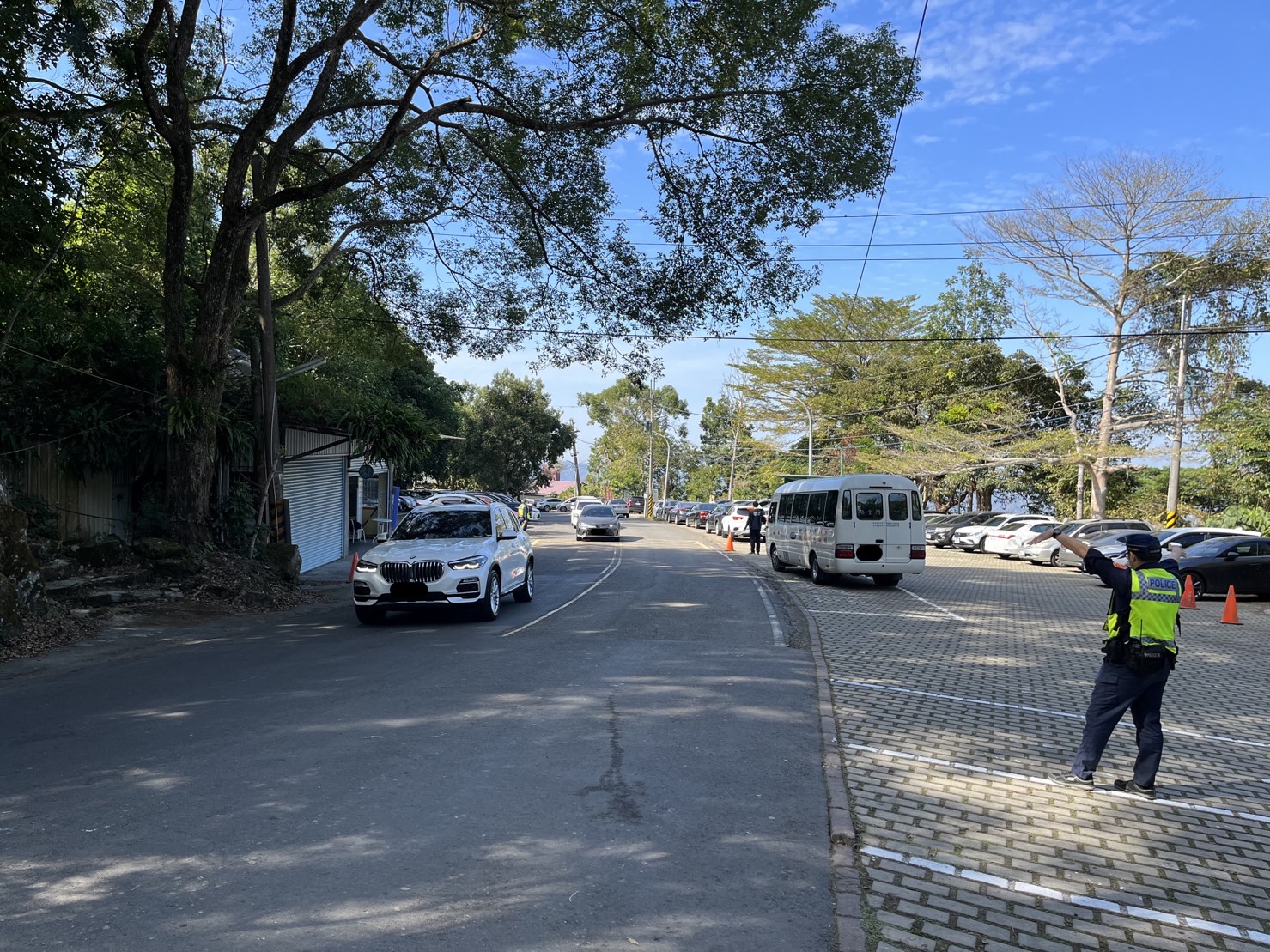 ▲春節連假期間玉井分局加強轄內觀光景點交通疏導管制。（圖／記者陳彥霖翻攝）