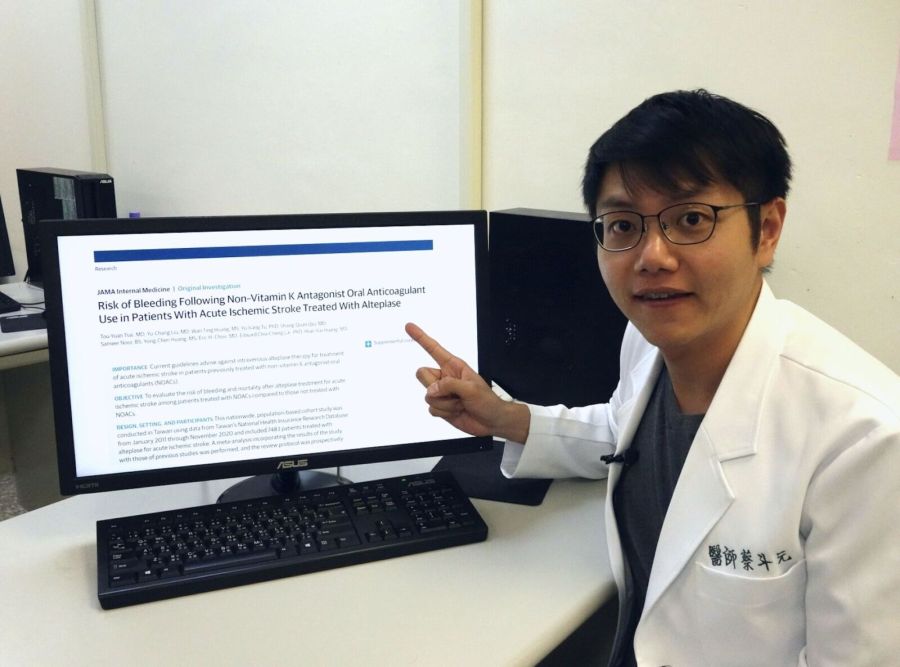 中風治療有望解禁! 大林慈濟研究新發現「這類人打血栓溶解劑也安全」 244 中風治療有望解禁! 大林慈濟研究新發現「這類人打血栓溶解劑也安全」 243