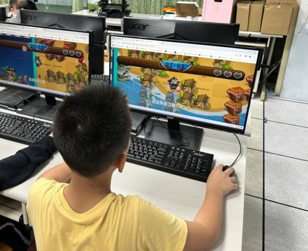 《圖說》個人賽挑戰遊戲公測。〈衛生局提供〉