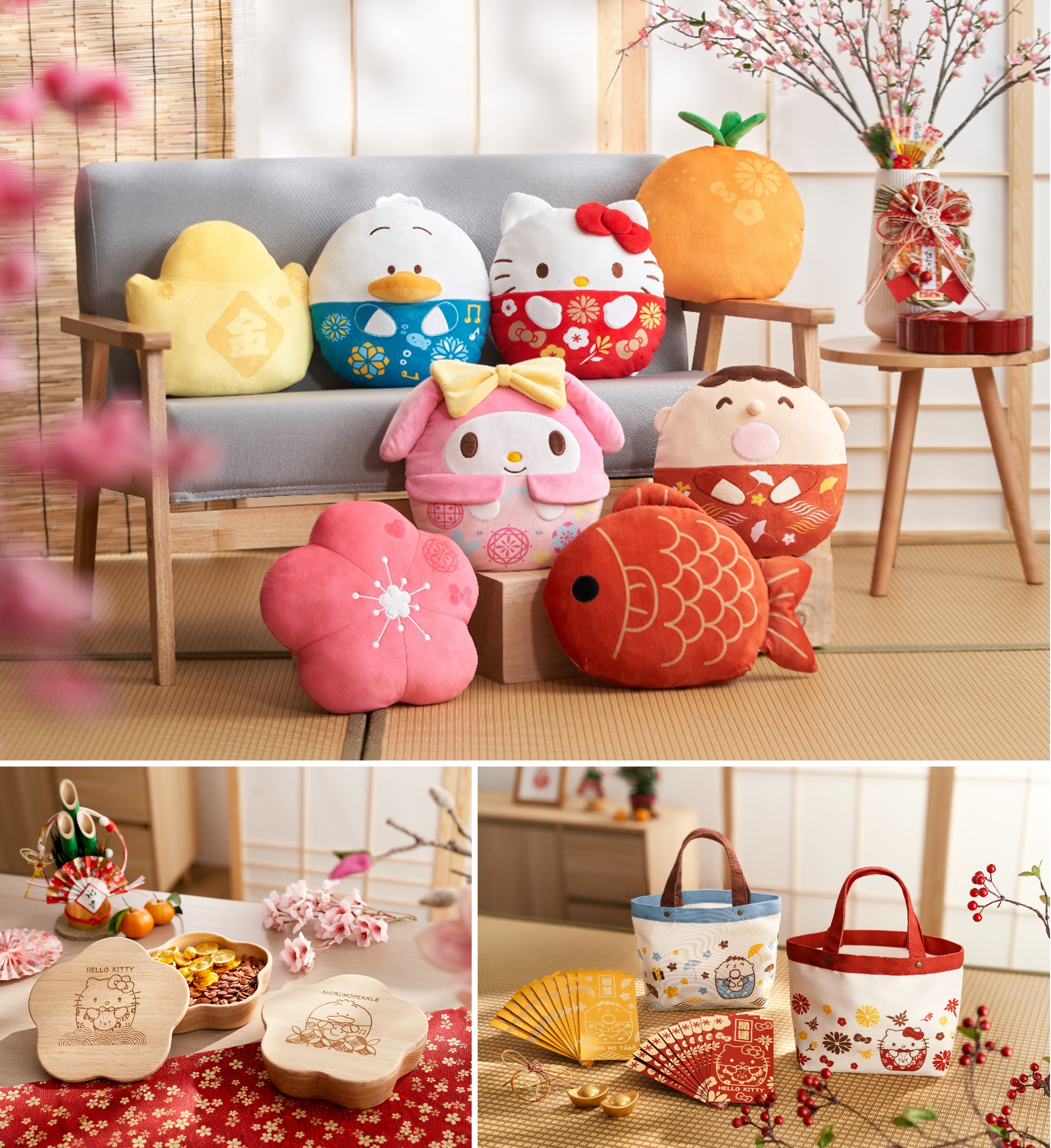 7-Eleven 新春限量版 Sanrio characters 雙面圓咕Luck咕𠱸 4款雙面咕𠱸齊齊大反轉 幫你新年轉出好運來