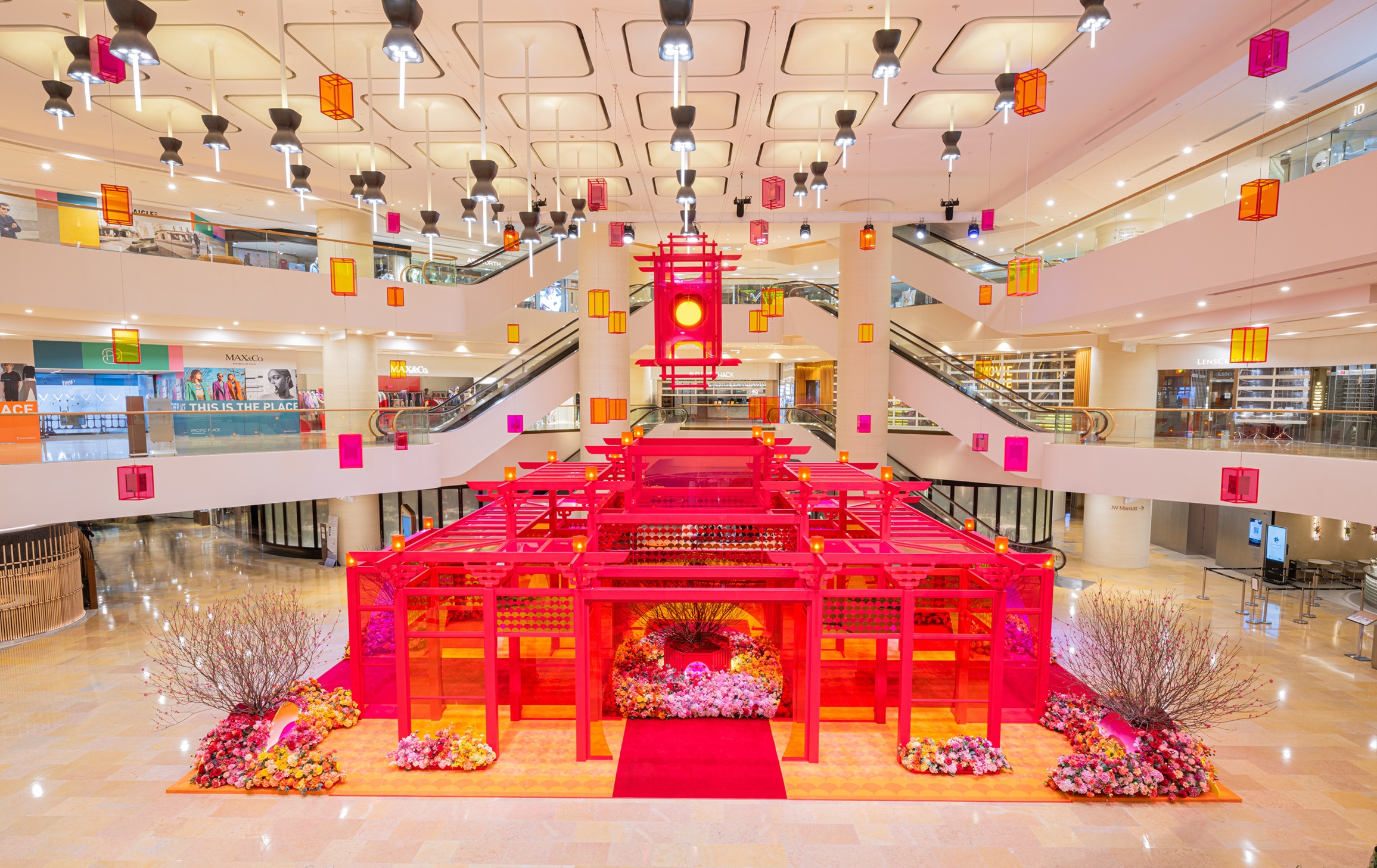 太古廣場  新春多彩  幸運滿載 漫遊朝氣庭園  發掘花藝和色彩之美