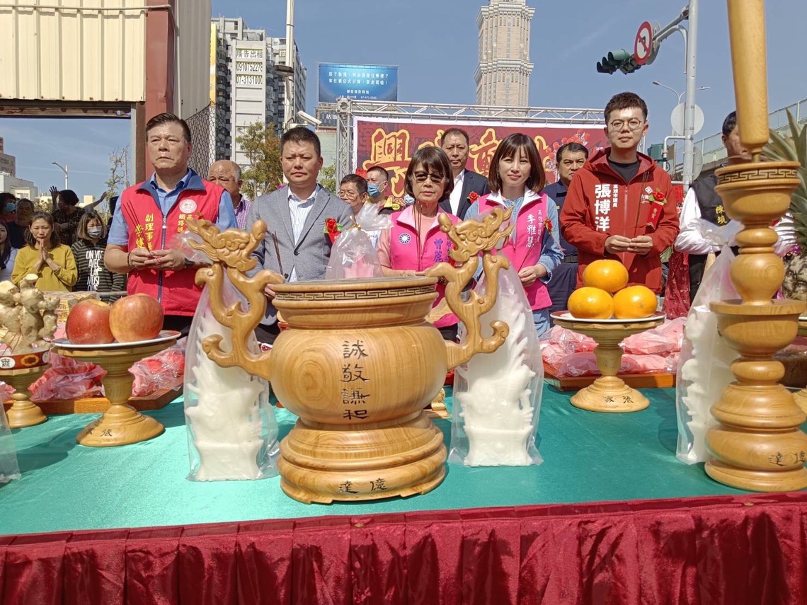 漾新聞|全台唯一擁有火車站牌的朝元宮鐵路媽祖廟蓋新廟 曾俊傑副議長率議員朝聖