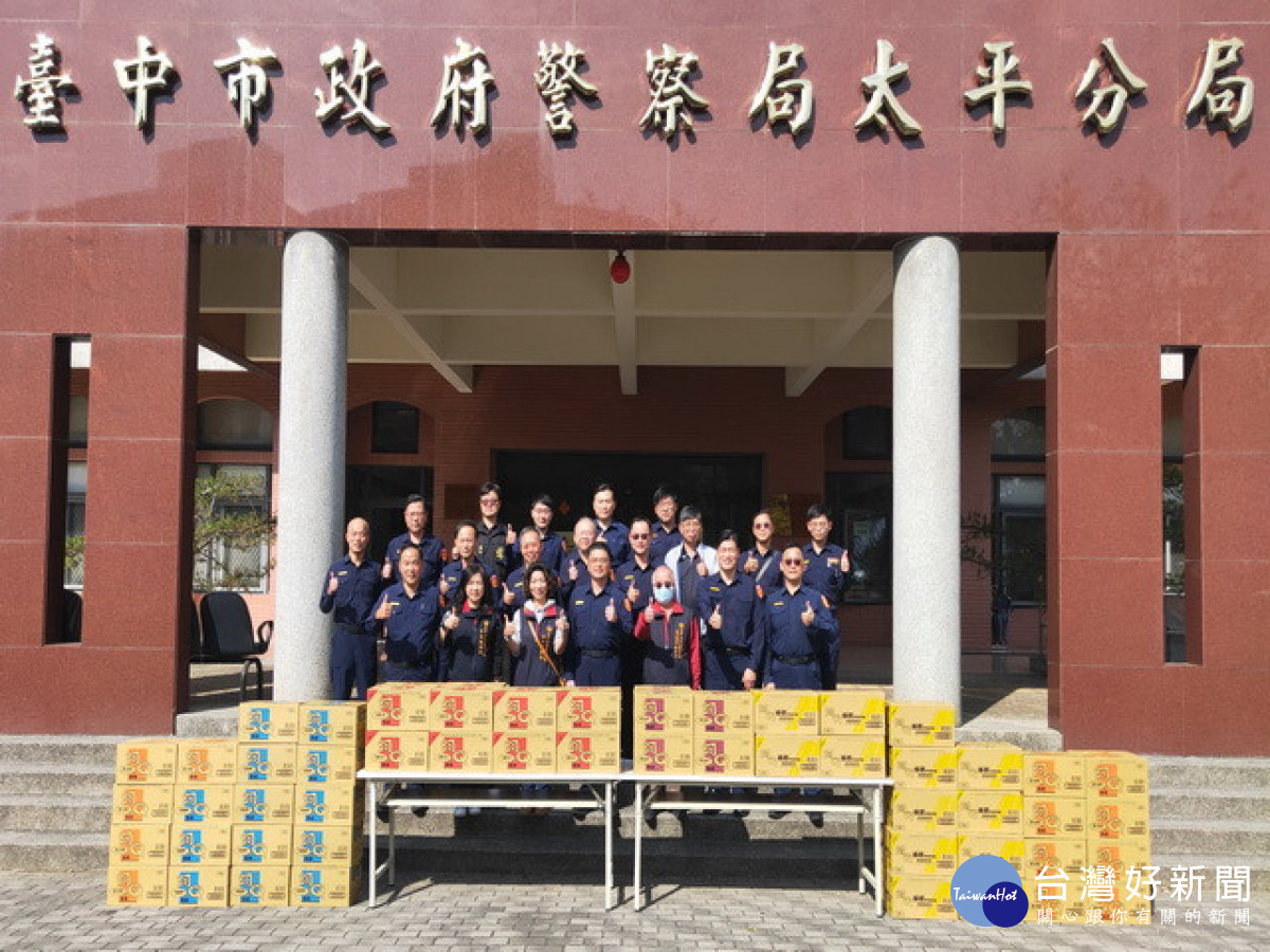 義警中隊慰問。林重鎣