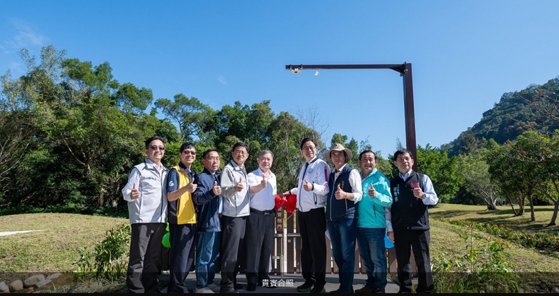 「大漢溪山豬湖生態親水園區」二期完工啟用 張善政:體驗園區生態與人文之美