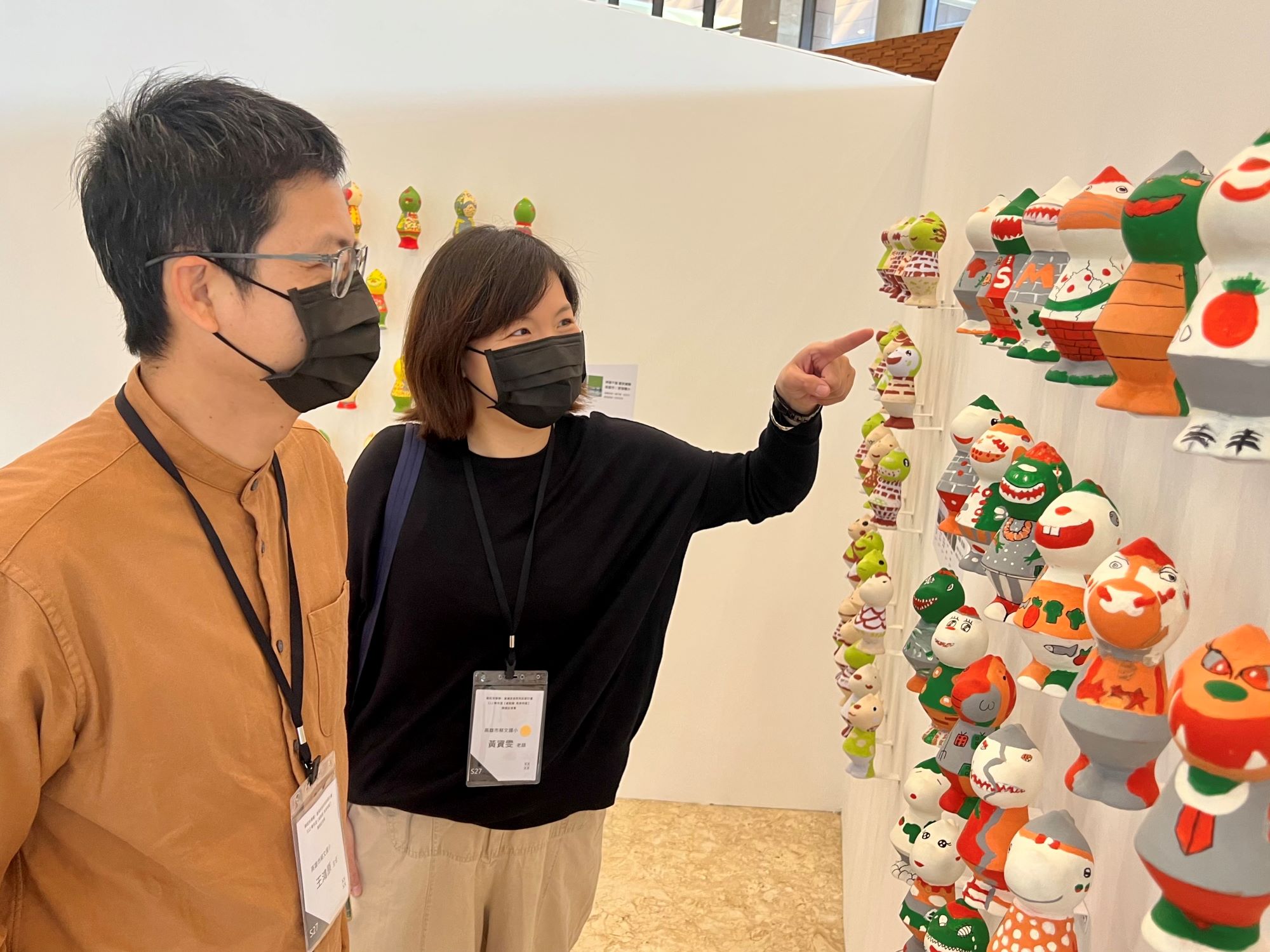 ▲「感動龍 高美特展」一景。（記者程啟峰攝）