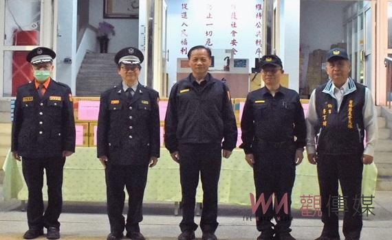 肯定春節警政工作辛勞　詹登燦副座慰問北港警民力