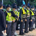 ▲高市警察局昨(1)日舉辦「加強重要節日安全維護工作」擴檢,市長、副市長皆未到場。(圖/民眾授權提供)
