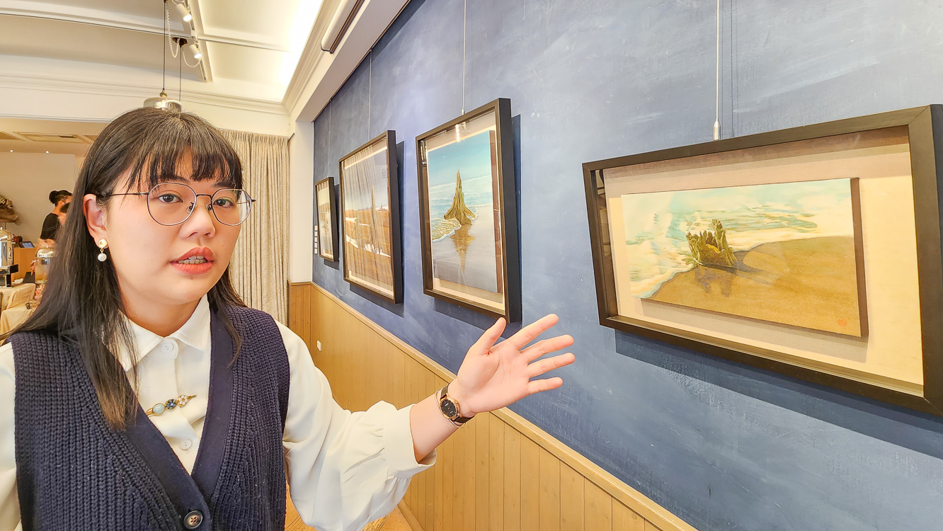 ▲﹝目送我的流浪﹞姚思妤創作個展。（圖/記者黃淑貞攝）