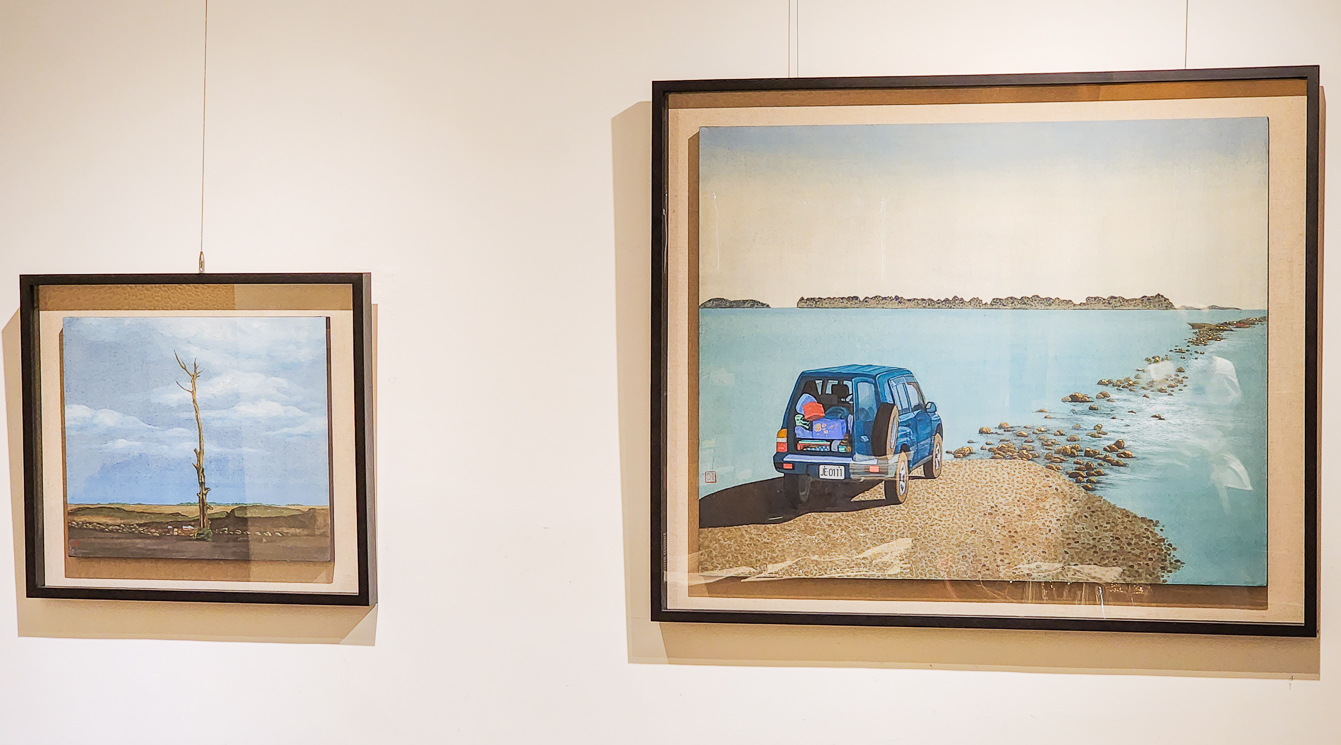 ▲﹝目送我的流浪﹞姚思妤創作個展。（圖/記者黃淑貞攝）