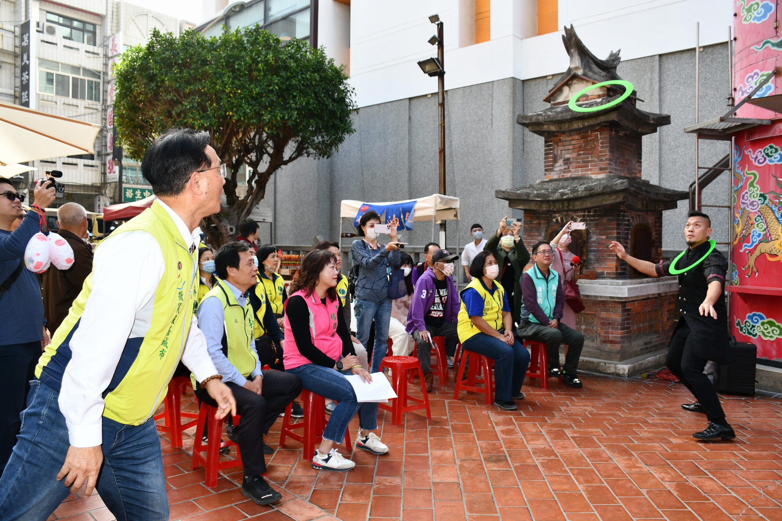 ▲彰化市公所將首次大型封街活動「慶典之都~春節市集」，市長林世賢邀請全國民眾一同來彰化市走春，享受逛市集、品美食、抽大獎的獨特樂趣。（記者張溎壕攝）