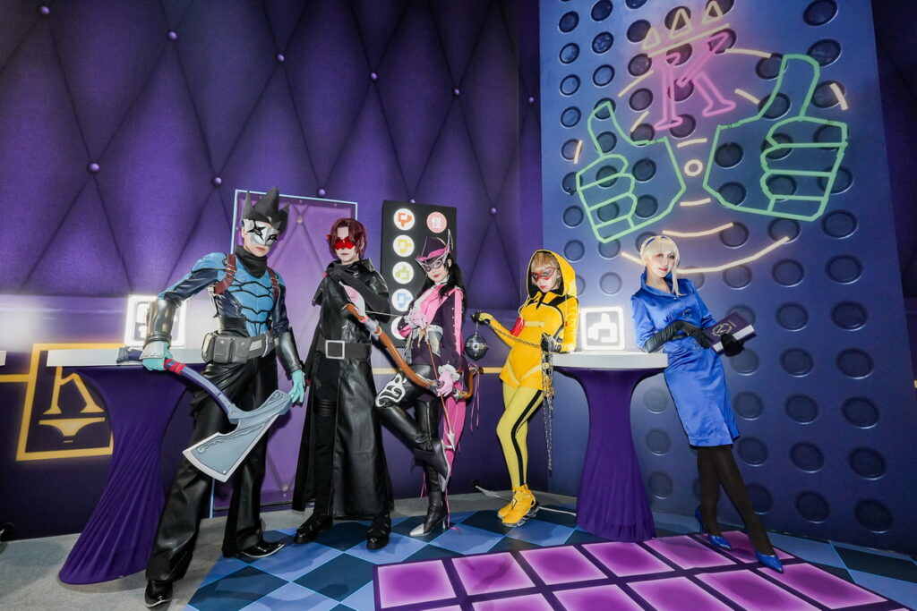 展會現場更特別打造解謎區,還原遊戲場景及機關互動