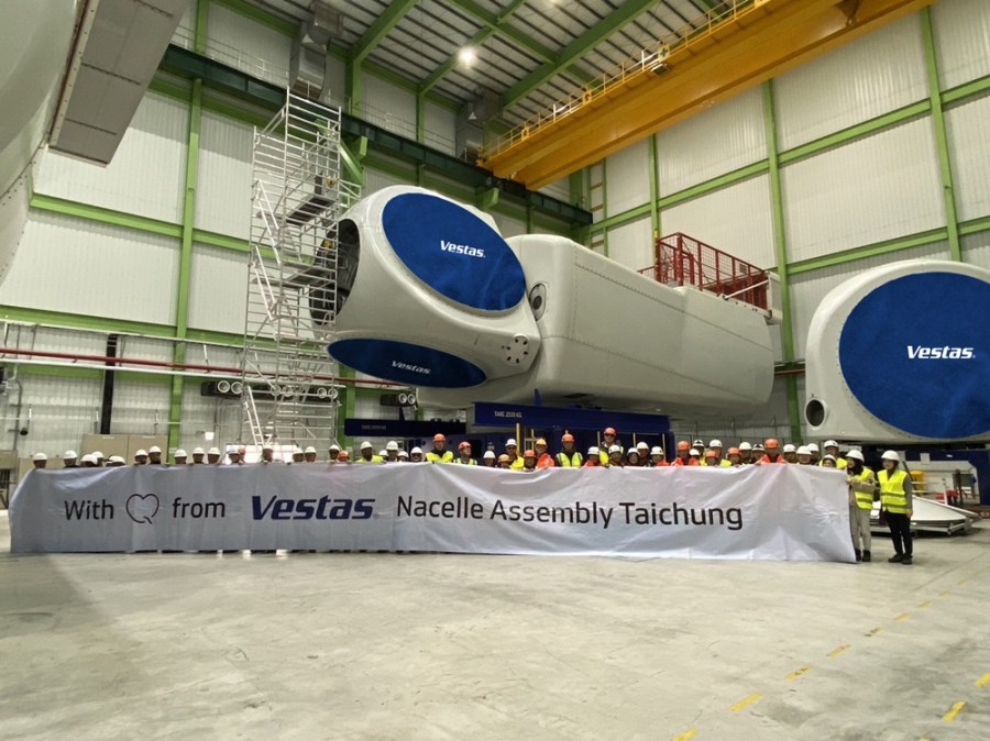 Vestas深入落實在地化 台灣完成V174風機輪轂與機艙安裝及測試工程 210 cnews204240202a12