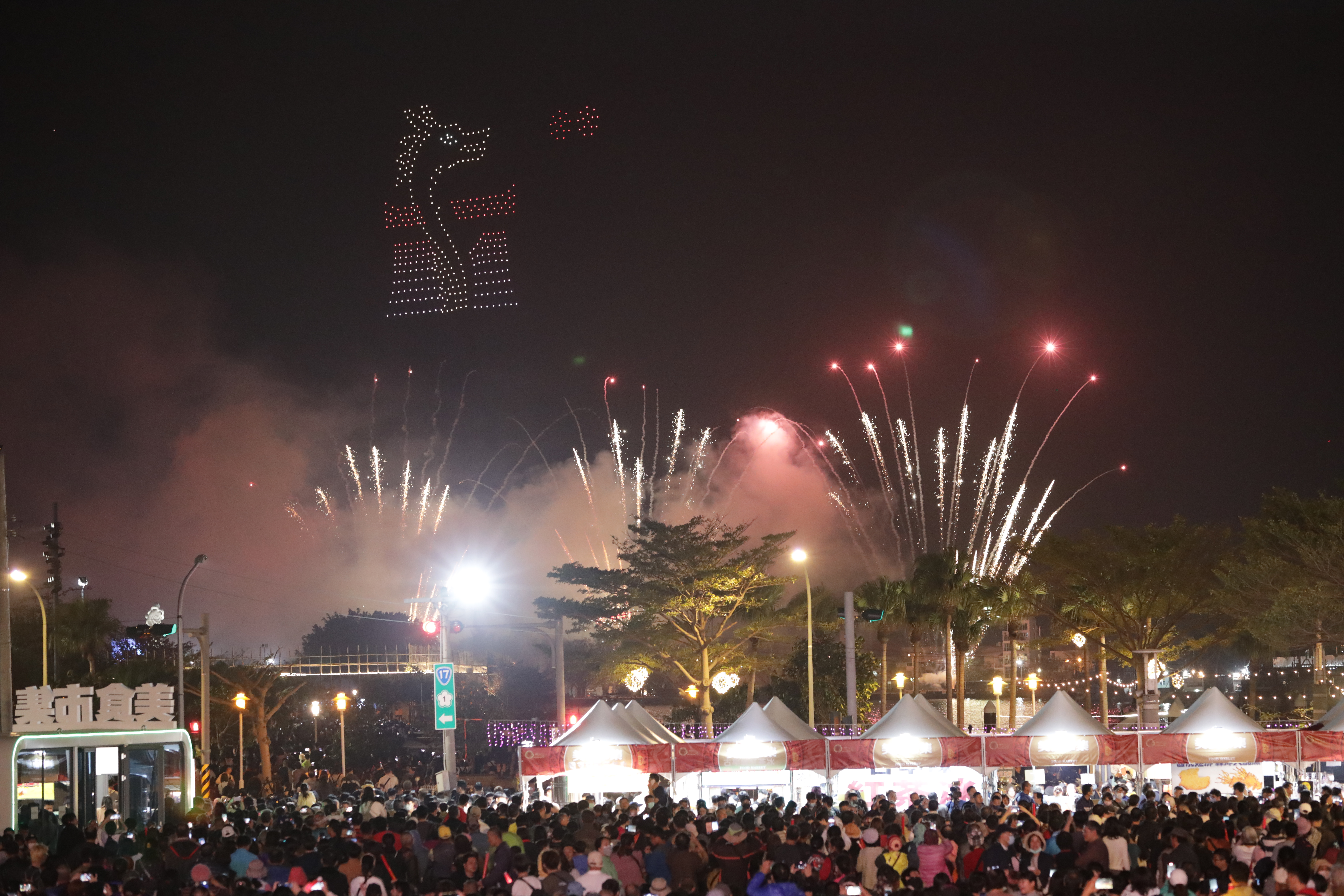 台灣燈會安平燈區壯麗空中秀搶先登場　明華園《媽祖》藝術大作引爆熱潮