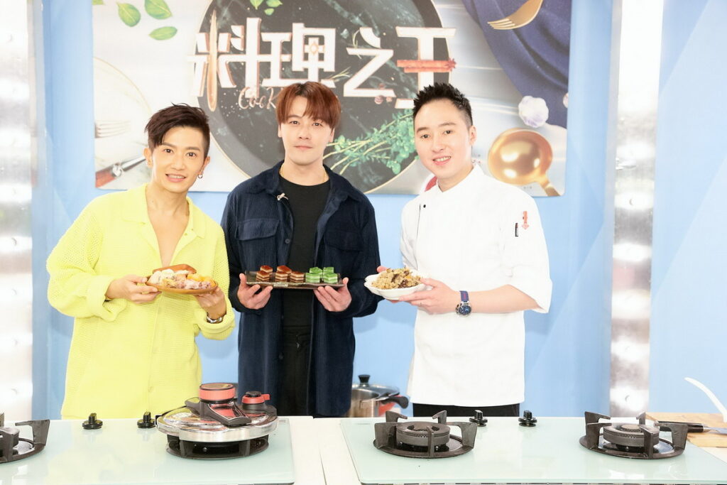 《料理之王4》於2月2日(五)播出第十集,特別邀請到「金曲歌王」黃文星和暖心首席主廚 JESSE示範三道創意料理。(圖/東森購物提供)