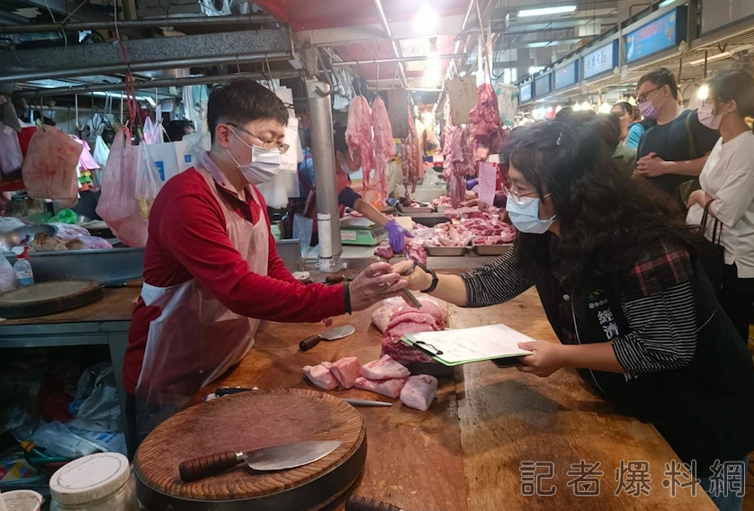 查察公有市場豬肉來源 中市府：無台糖相關商品